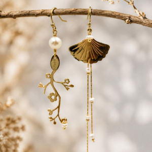 Gingko Nacre d'eau douce